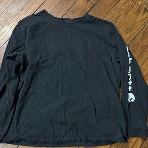 Carhartt Black Long Sleeve Tee with Graphic